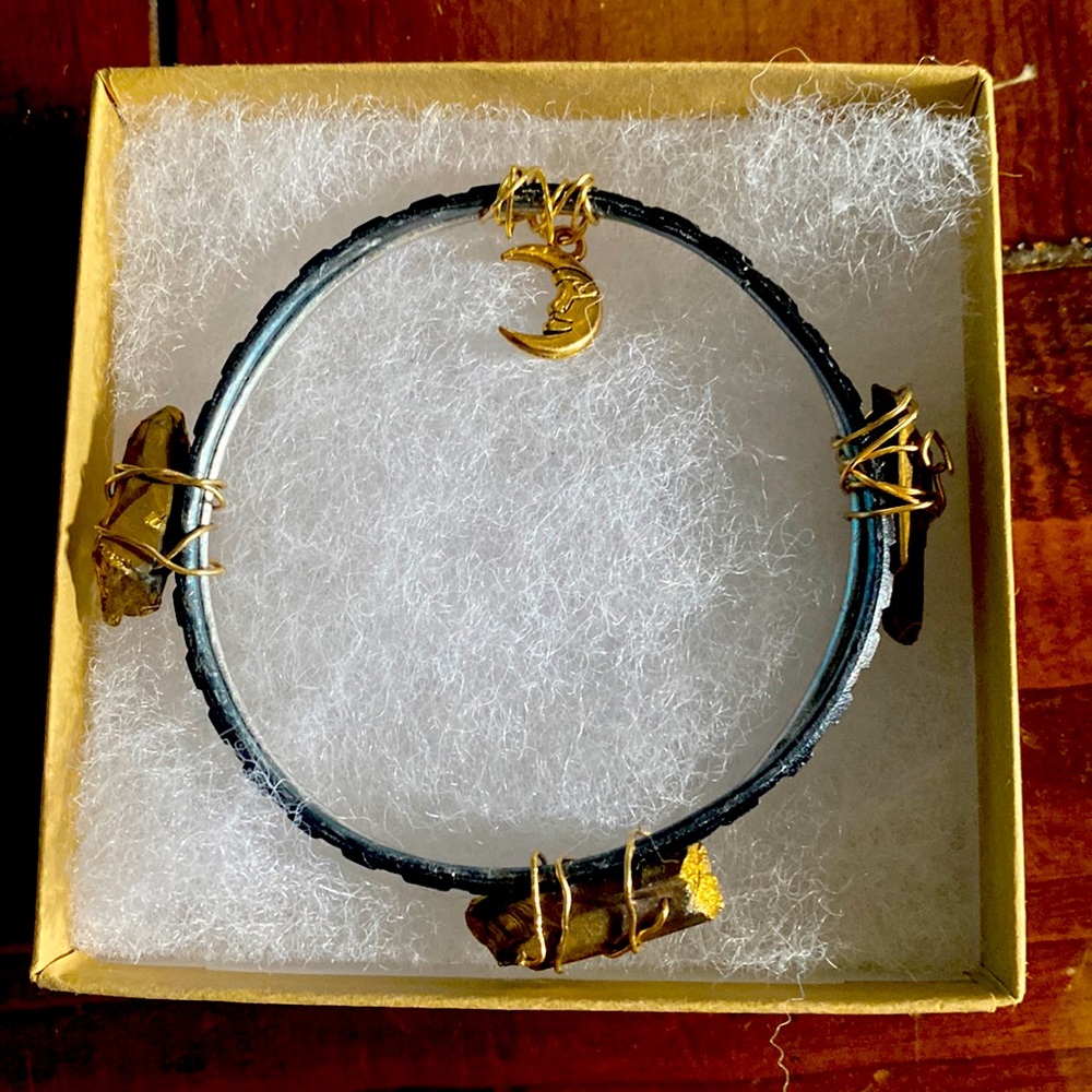 Handmade up-cycled Witchy bangle
